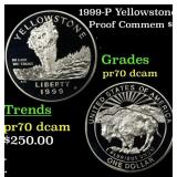 1999-P Yellowstone Proof Modern Commem Dollar $1 p