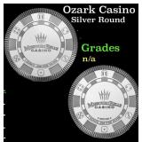 Ozark Casino Chip 1 oz Silver Coin