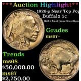 *Highlight* 1926-p Buffalo Nickel Near Top Pop! 5c