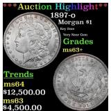 *Highlight* 1897-o Morgan Dollar $1 Select+ Unc US