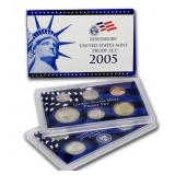 2005 United States Mint Proof Set 10 coins