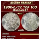 1900-o/cc Top 100 Morgan Dollar $1 ms65+ SEGS