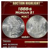 1888-s Morgan Dollar $1 ms64+ SEGS