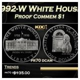 1992-W White House Proof Modern Commem Dollar $1 p