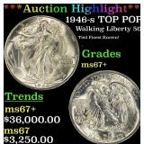 *Highlight* 1946-s Walking Liberty Half Dollar TOP