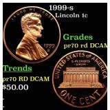 1999-s Proof Lincoln Cent 1c pr70 rd DCAM SEGS