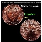 1oz .999 Fine Copper Bullion Round -Nordic Creatur