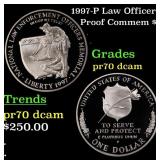 1997-P Law Officers Proof Modern Commem Dollar $1