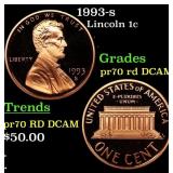 1993-s Proof Lincoln Cent 1c pr70 rd DCAM SEGS