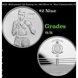 2023  Muhammad Ali Boxing 1oz .999 Silver $2  Niue