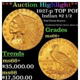 *Highlight* 1927-p Gold Indian Quarter Eagle TOP P