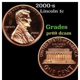 2000-s Proof Lincoln Cent 1c Grades GEM++ Proof De