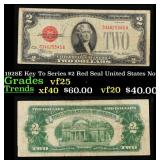 1928E Key To Series $2 Red Seal United States Note