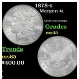 1878-s Morgan Dollar $1 Grades GEM Unc