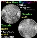 *Highlight* 1897-s Morgan Dollar $1 ms66+ SEGS (fc