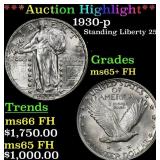 *Highlight* 1930-p Standing Liberty Quarter 25c ms