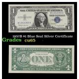 1957B $1 Blue Seal Silver Certificate Grades Gem C