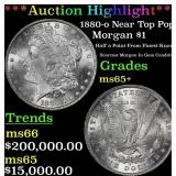 *Highlight* 1880-o Morgan Dollar Near Top Pop! $1