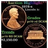 *Highlight* 1978-s Proof Lincoln Cent 1c pr70 rd D