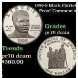 1998-S Black Patriots Proof Modern Commem Dollar $