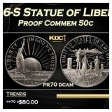 1986-S Statue of Liberty Proof Modern Commem Half