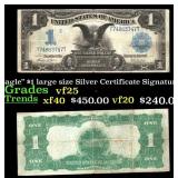 1899 $1 large size Silver Certificate "Black Eagle