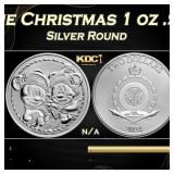 2024 Disney Mickey & Minnie Christmas 1 oz .999 Si