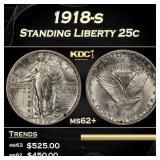 1918-s Standing Liberty Quarter 25c Grades Select