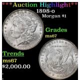 *Highlight* 1898-o Morgan Dollar $1 ms67 SEGS (fc)