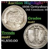 *Highlight* 1936 Gettysburg Old Commem Half Dollar