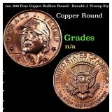 1oz .999 Fine Copper Bullion Round - Donald J. Tru