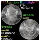 *Highlight* 1879-p Morgan Dollar $1 ms66 SEGS (fc)