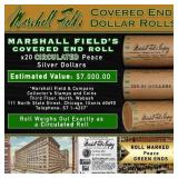 172- Rare Green Level MARSHALL FIELDS Circ Peace $