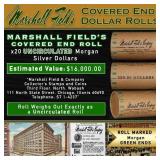 166- Rare Green Level MARSHALL FIELDS Unc Morgan $