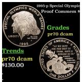 1995-p Special Olympics Proof Modern Commem Dollar