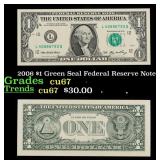 2006 $1 Green Seal Federal Reserve Note Grades Gem