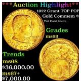 *Highlight* 1922 Grant Gold Commem Dollar TOP POP!