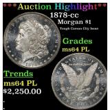 *Highlight* 1878-cc Morgan Dollar $1 ms64 PL SEGS