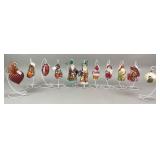 11 Vintage Christmas & Thanksgiving Ornaments