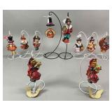 10 Thanksgiving Ornaments with Tags - Radko/Slavic