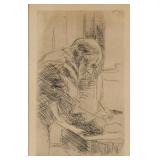 Pierre Bonnard Etching The Engraver