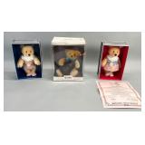 3 Steiff Bears Billy, Teddy Baby Boy & Girl