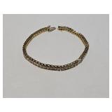 14k Gold Tennis Bracelet 14.40g