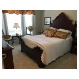 Ornate queen size bed