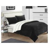 {each} Evie Queen 3pc SHERPA BLANKET Sets,