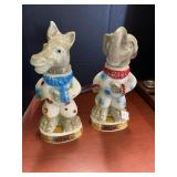 2 political, Jim beam bottles Donkey Elephant