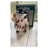 Snowman cookie jar