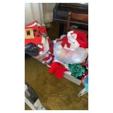 Large lot, Santa hats, stockings, etc.