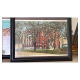 Vintage print of University Hall- EKU