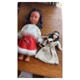 Native American doll and native American purse